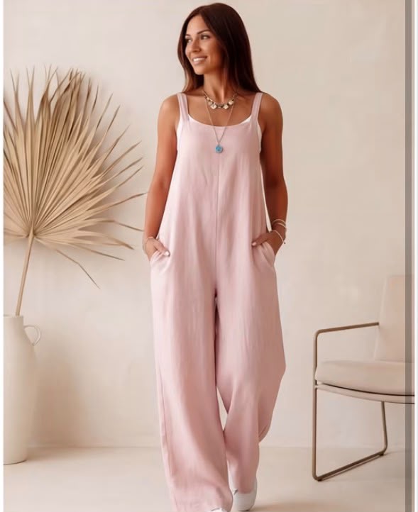 French Linen Salopette