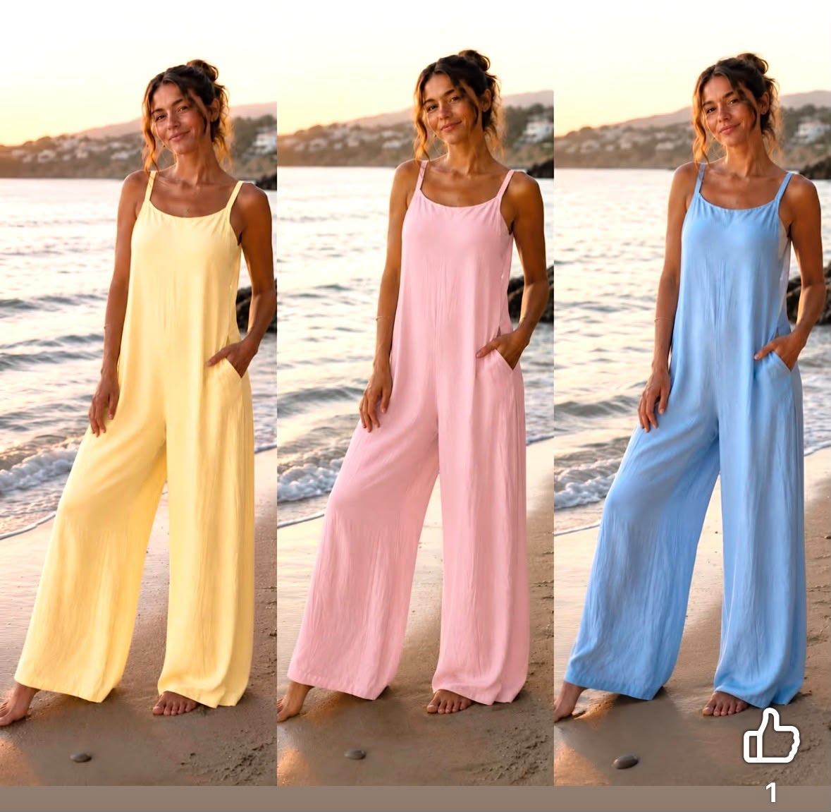 French Linen Salopette